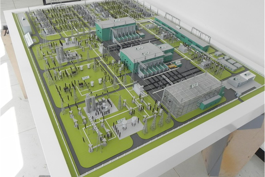 产业园总图沙盘